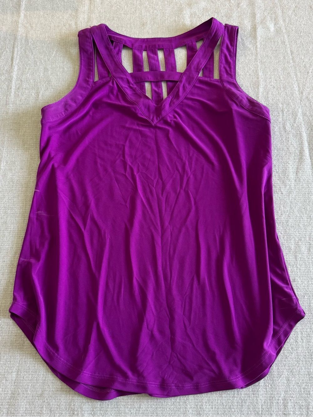 AUW Cutout Shoulder Blouse Top S